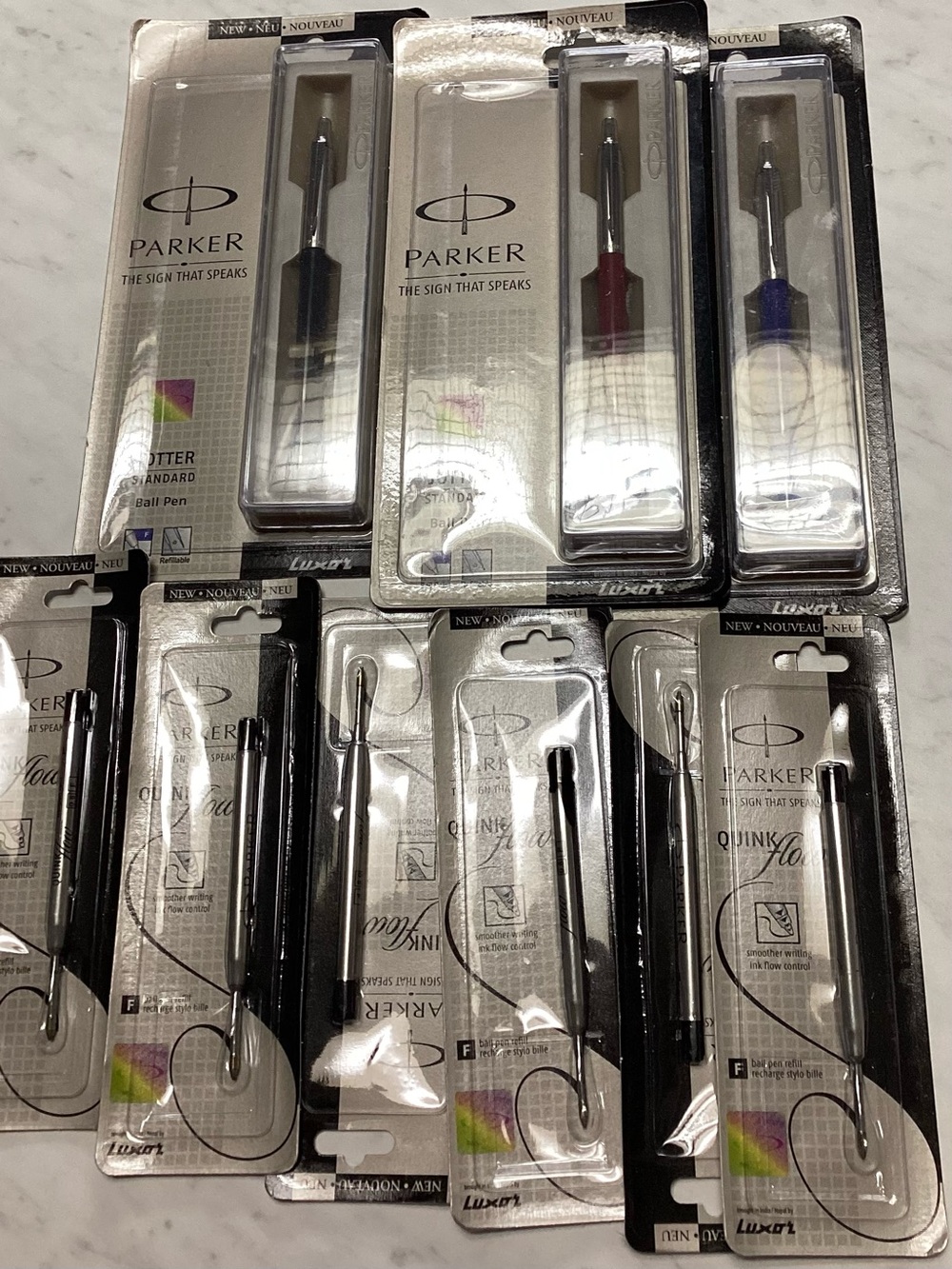 Parker Ballpoint  Pens And Refills Bundle NWT
